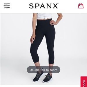 Spanx Leggings Crop Size Small